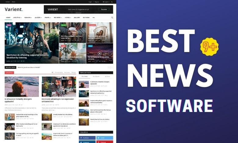 Best News Magazine PHP Scripts - Codecanyon Newspaper Software