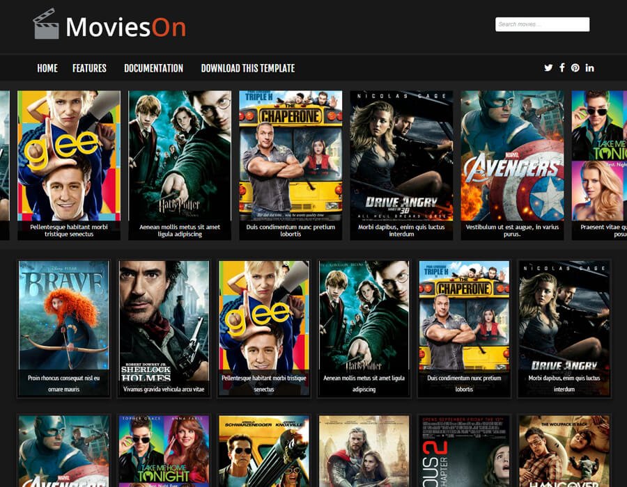 MoviesOn Blogger Template