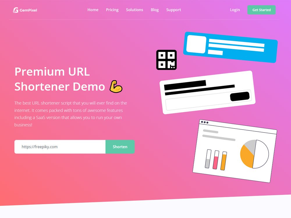 Premium URL Shortener Link Shortener