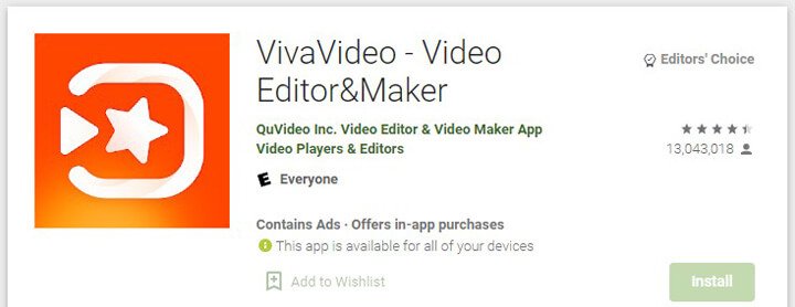 VivaVideo Editor Maker App